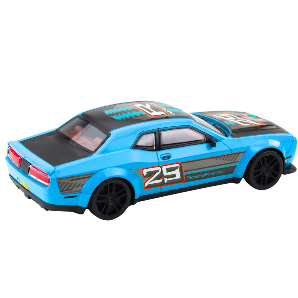 Carro Desportivo Tração Traseira Azul