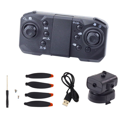 Drone D6 PRO Dual HD Câmara LED Laranja