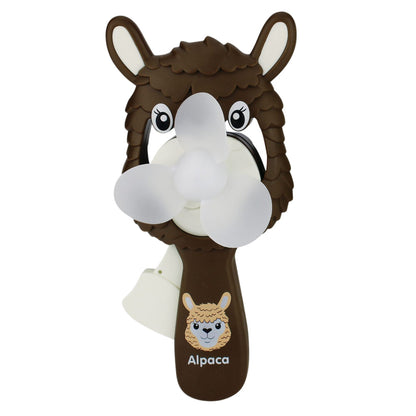 Leque de Mão Mecânico Alpaca (1 unidade, sortido)