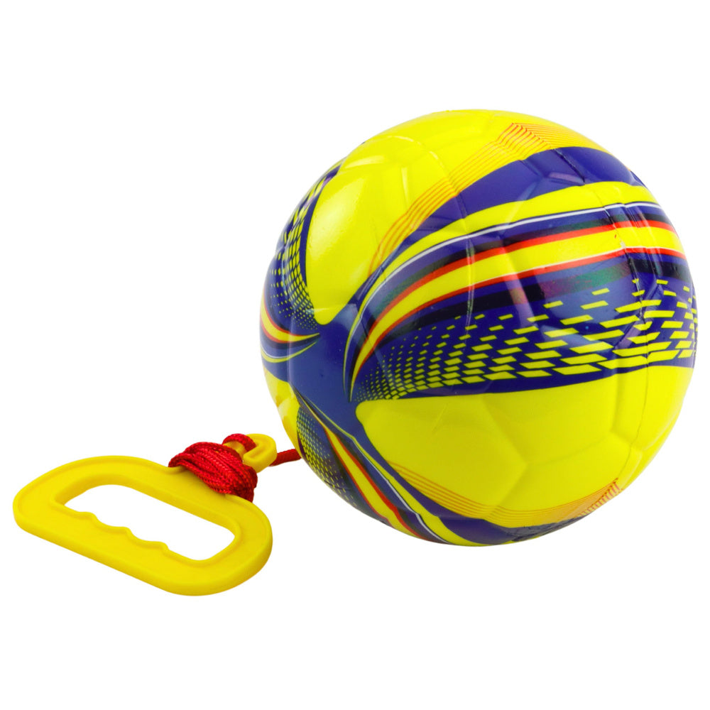 Bola de Espuma com Corda Amarela 14cm