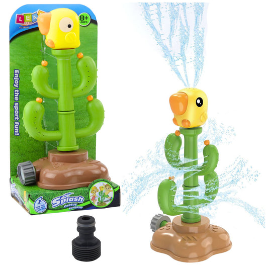 Brinquedo de Água Cato com Papagaio Rotação 360° Verde
