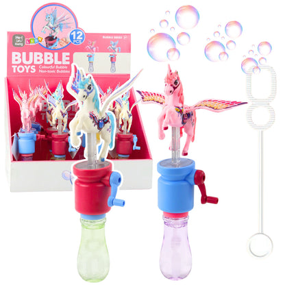Bolhas de Sabão Unicórnio com Asas Móveis 23cm (1 unidade, sortido)