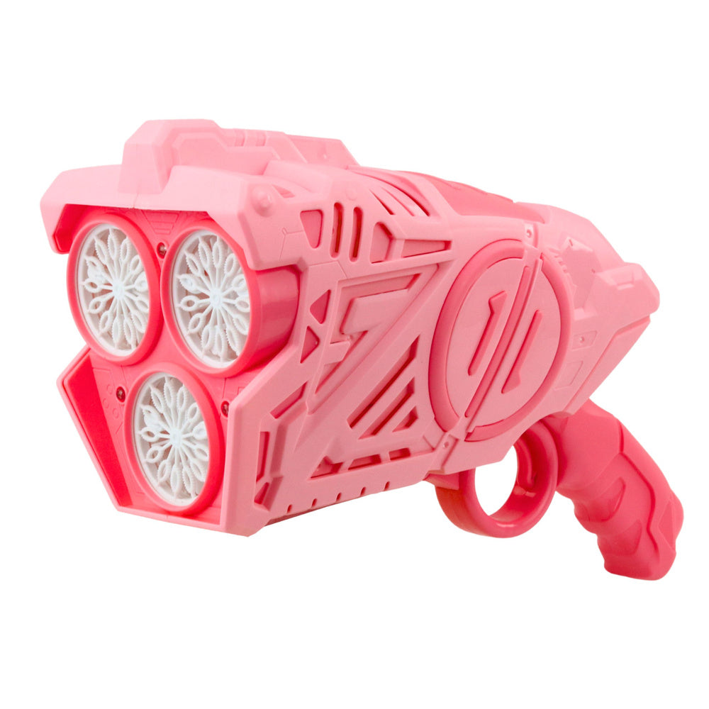 Pistola de Bolhas LED Rosa