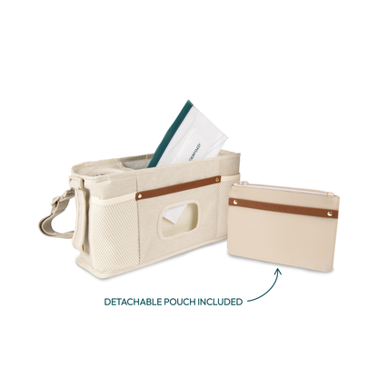 Bolsa com 2 porta-copos térmicos - Bege