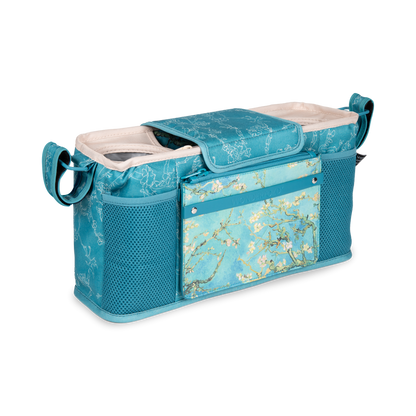 Bolsa com 2 bases para copos - Van Gogh Amendoeiras em Flor