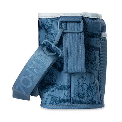 Bolsa com 2 bases para copos - Paisagem de Van Gogh com casas