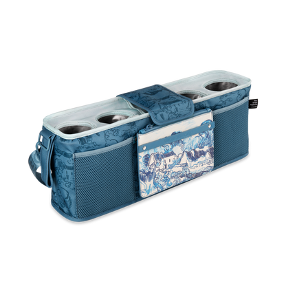 Bolsa com 4 bases para copos - Paisagem de Van Gogh com casas