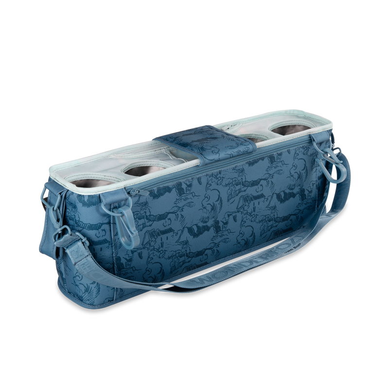 Bolsa com 4 bases para copos - Paisagem de Van Gogh com casas