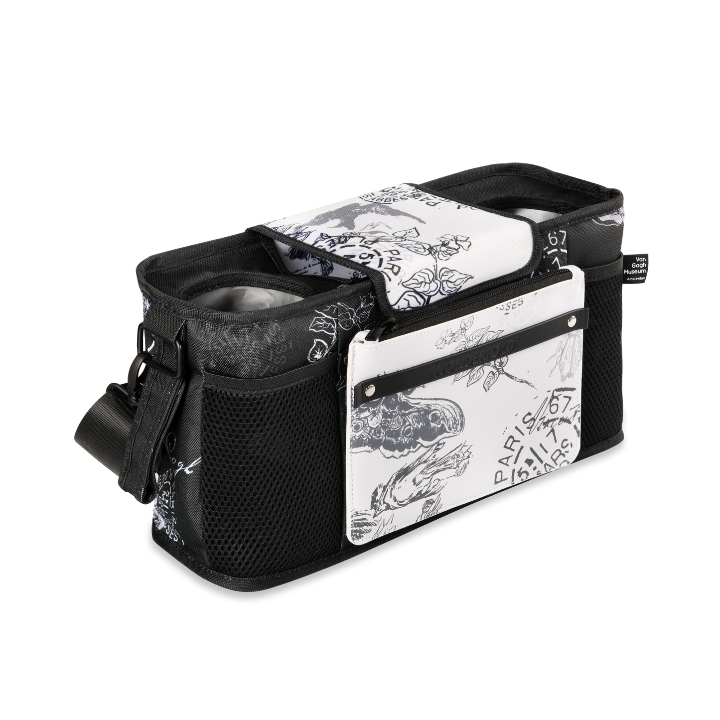 Bolsa com 2 bases para copos - Esboços de Van Gogh