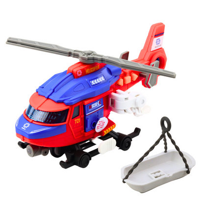 Helicóptero de Resgate com Maca Gancho e Guincho (1 unidade, sortido)