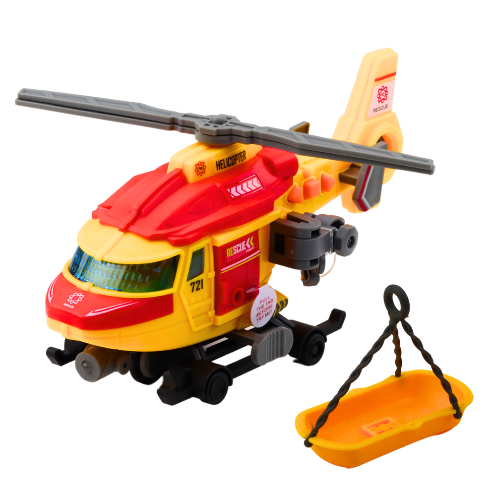 Helicóptero de Resgate com Maca Gancho e Guincho (1 unidade, sortido)