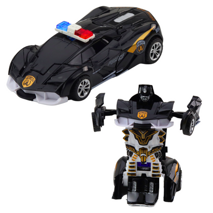 Carro Polícia Robot 2 em 1 (1 unidade, sortido)