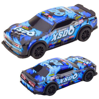 Carro de Corrida XS06 Laranja Azul (1 unidade, sortido)