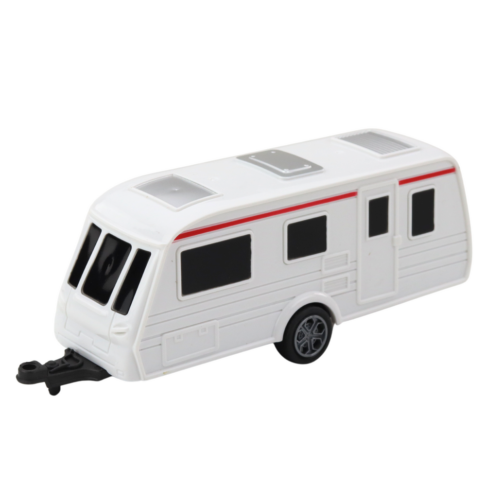 Conjunto Carro com Caravana Laranja