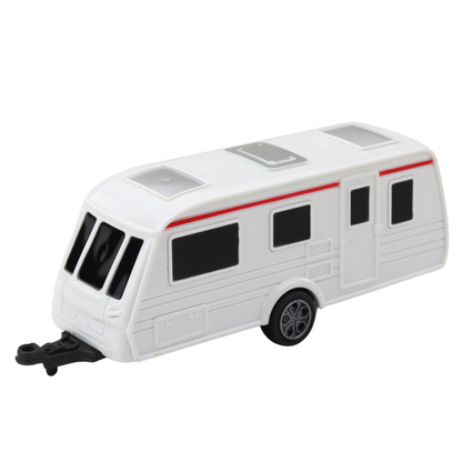 Conjunto Carro com Caravana Laranja