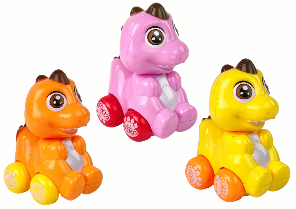 Dinossauro colorido no ovo de corda