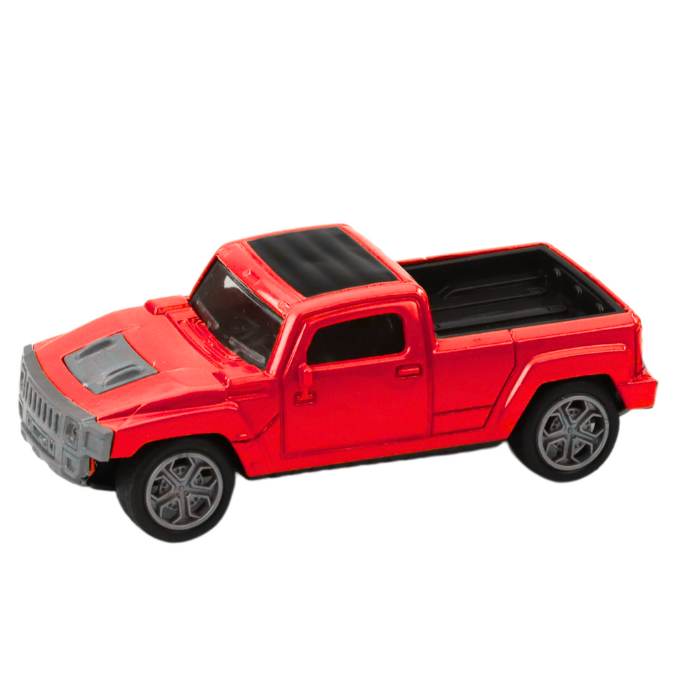 Conjunto Carro com Caravana Vermelho