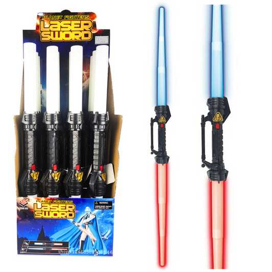 Espada Espacial Dupla Face com Luzes e Sons 122cm (1 unidade, sortido)