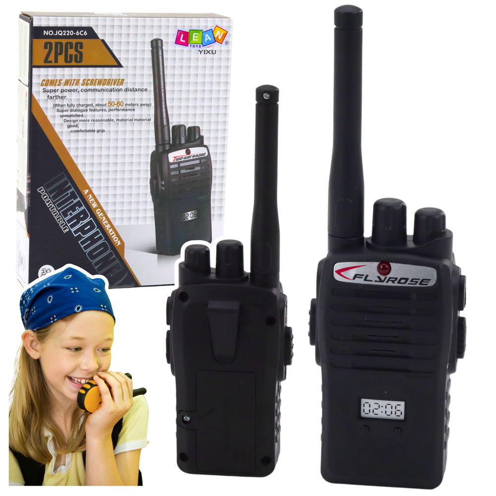 Walkie Talkies Infantil Alcance 50-60m