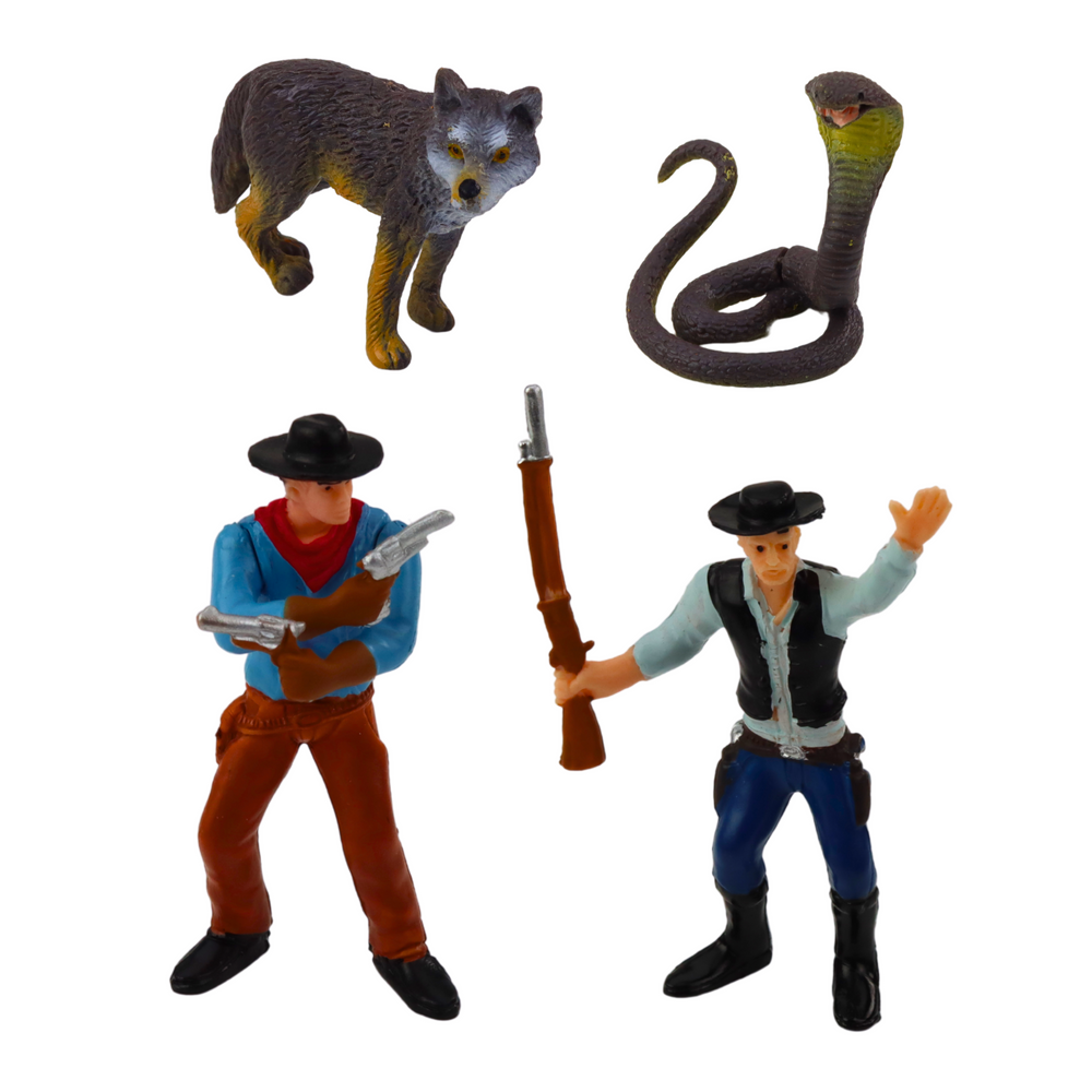 Cowboy Faroeste com Barco e Canhão