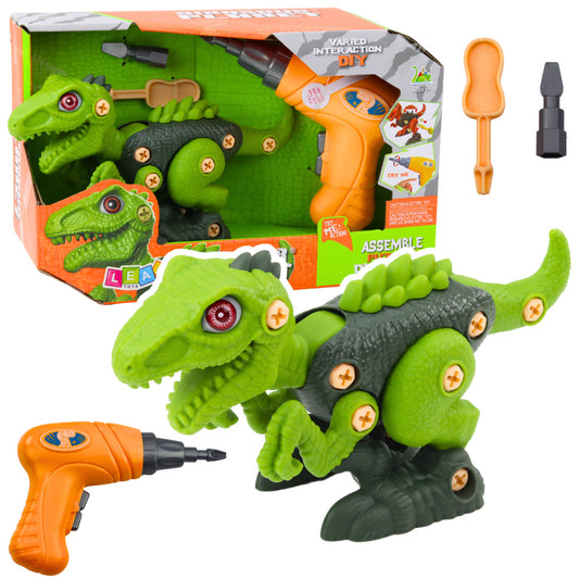Dinossauro DIY de Desaparafusar com Berbequim Verde