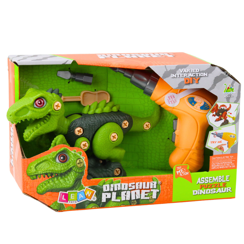 Dinossauro DIY de Desaparafusar com Berbequim Verde