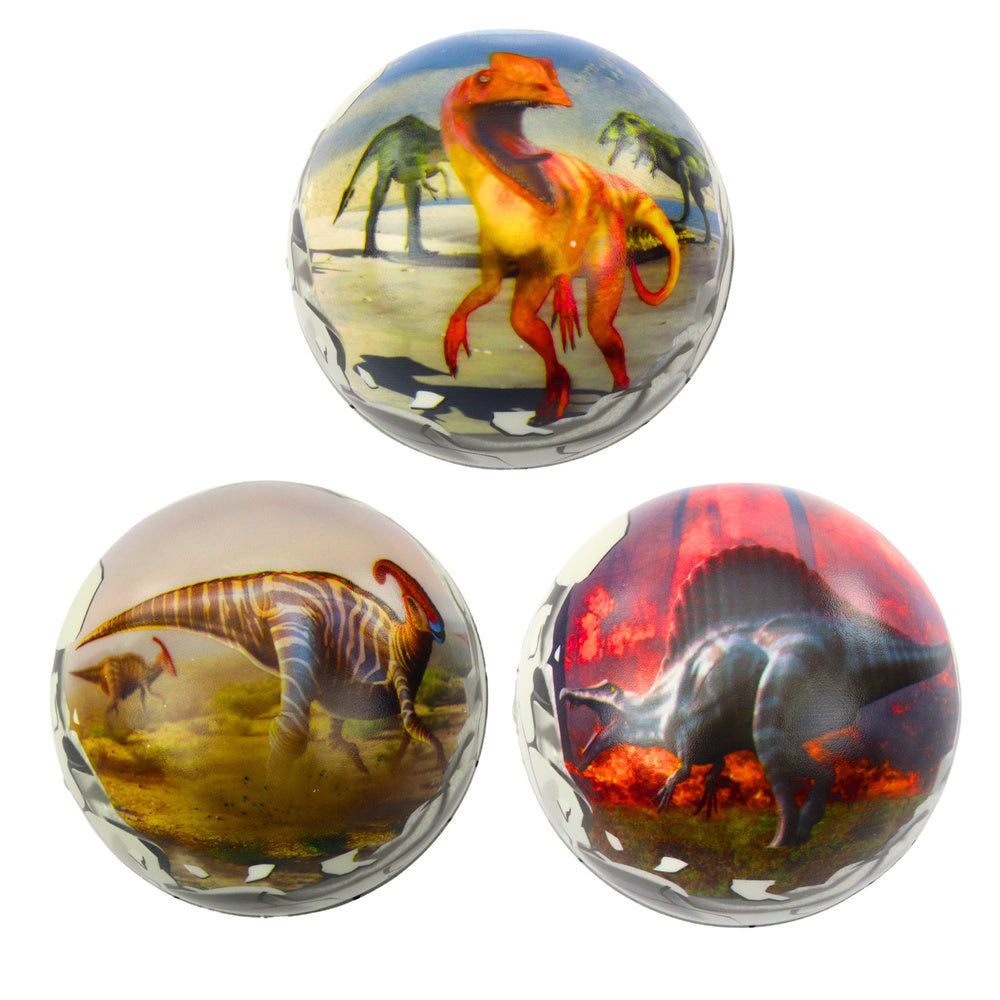 Bola Saltitante de Espuma Dinossauros 7cm (1 unidade, sortido)