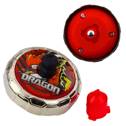 Disco Voador Dragão com Lançador Vermelho