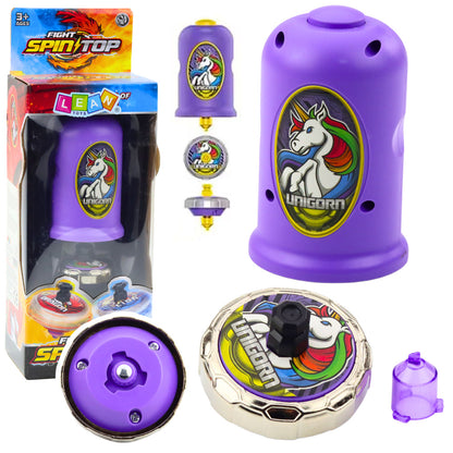 Disco Voador Unicórnio com Lançador Roxo