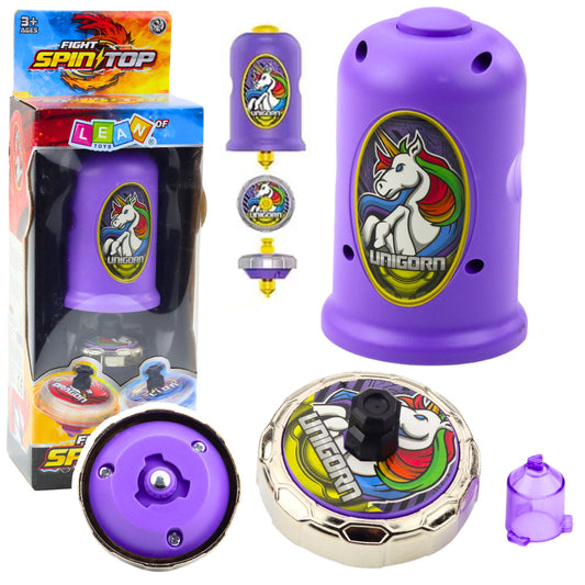 Disco Voador Unicórnio com Lançador Roxo