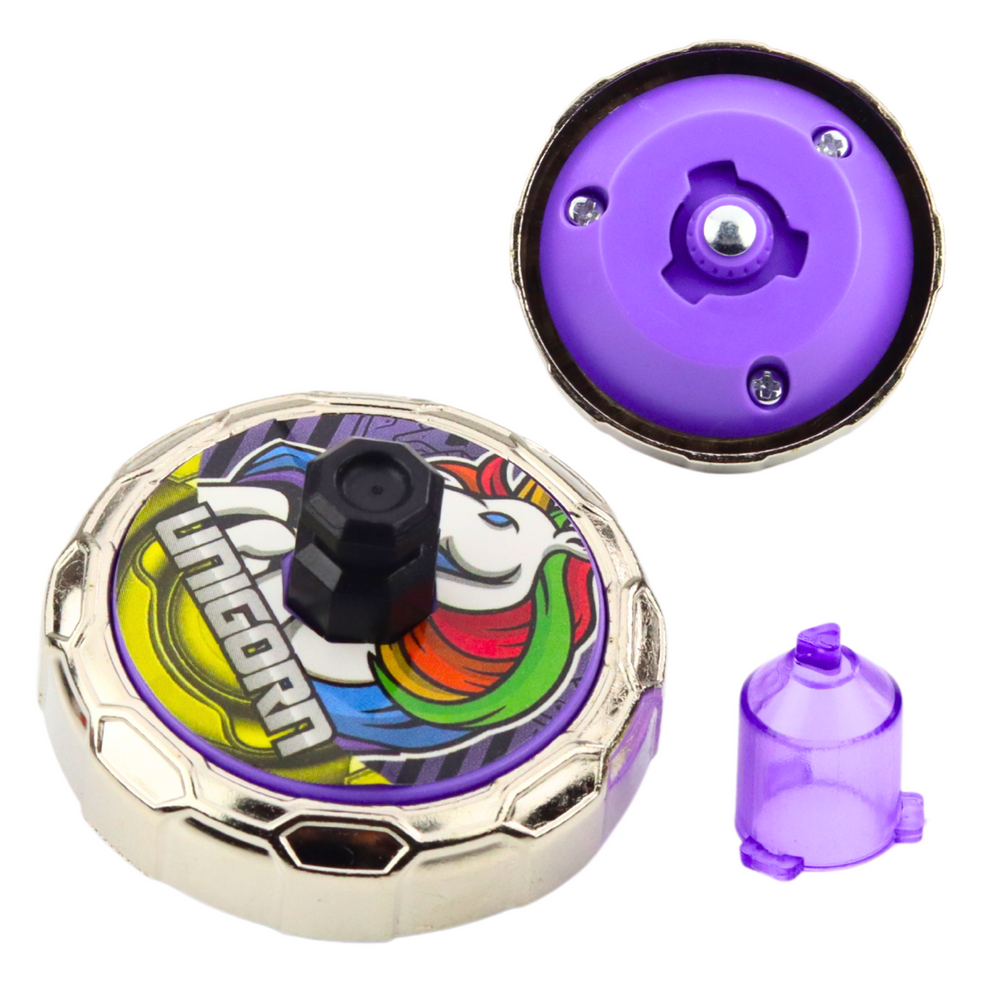 Disco Voador Unicórnio com Lançador Roxo