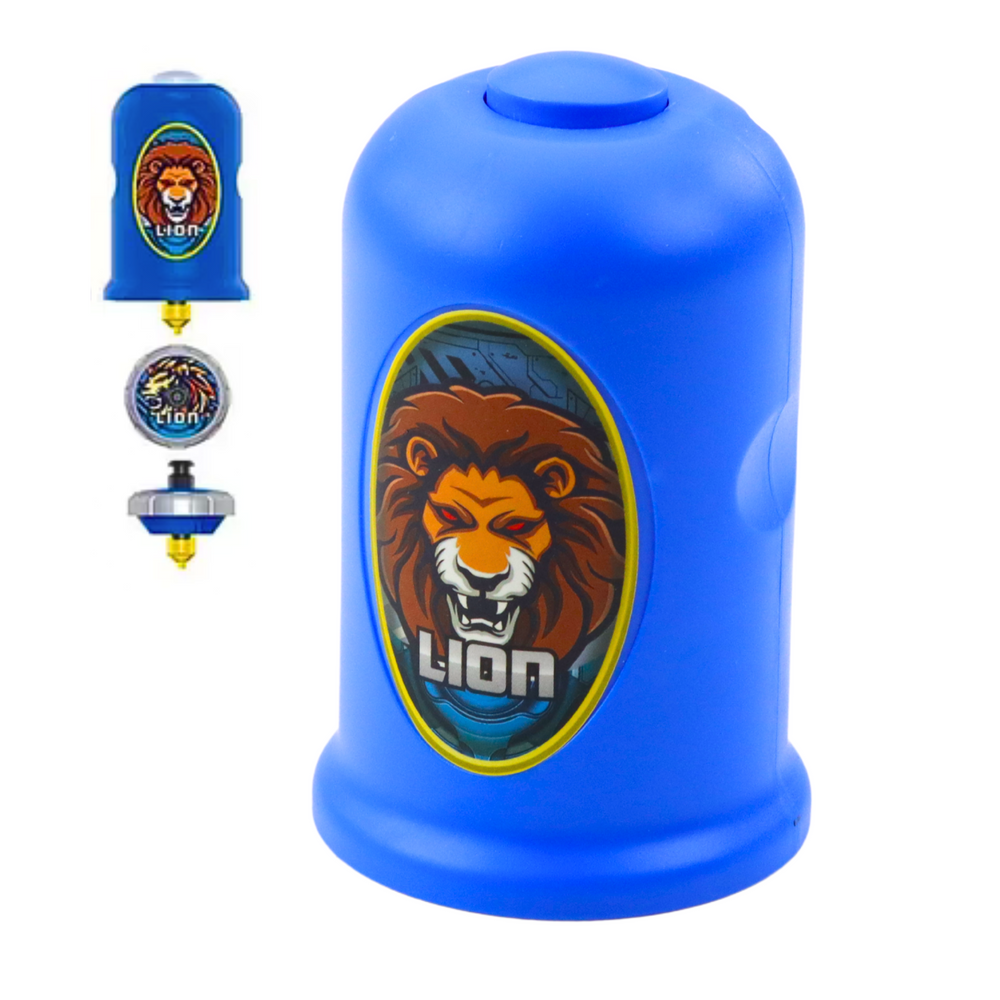 Disco Voador Leão com Lançador Azul