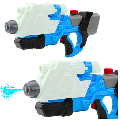 Pistola de Água Manual Branca Azul 650ml