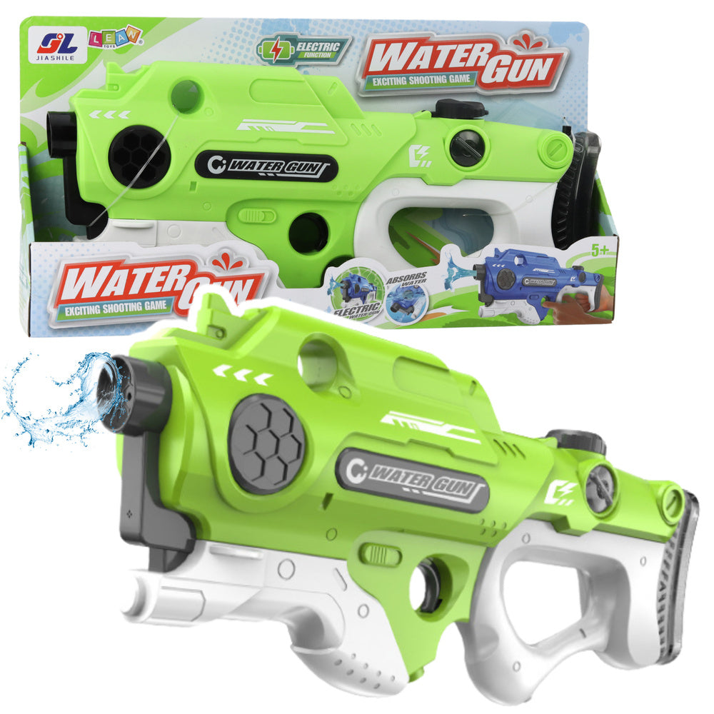 Pistola de Água Elétrica Automática Verde