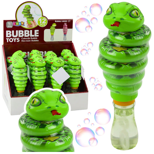Brinquedo Bolhas de Sabão Cobra Rotativa 2 em 1 Verde (1 unidade, sortido)