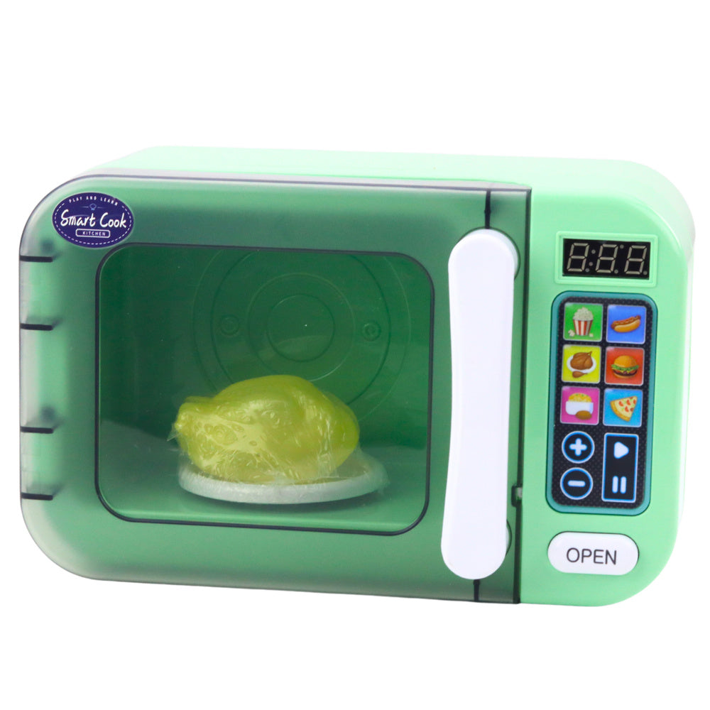 Micro-ondas de Brincar com Frango Rotativo Verde