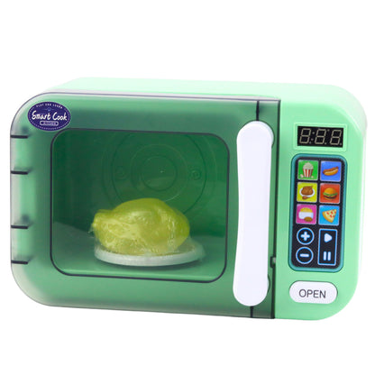 Micro-ondas de Brincar com Frango Rotativo Verde
