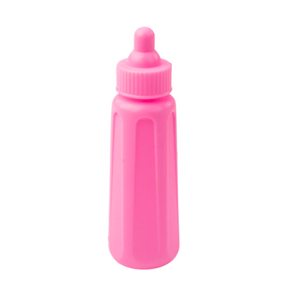Boneca Bebé Vestido Colorido Pónei Biberão Som