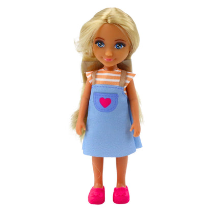 Mini Boneca Ankiki com Bolsa Cachorrinhos e Osso