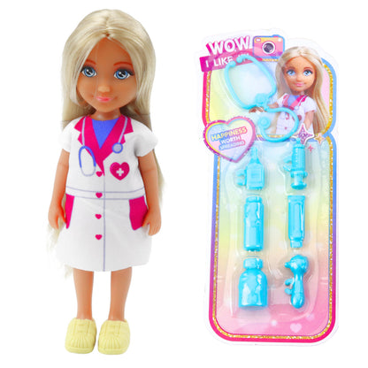Mini Boneca Médica Ankiki com Acessórios
