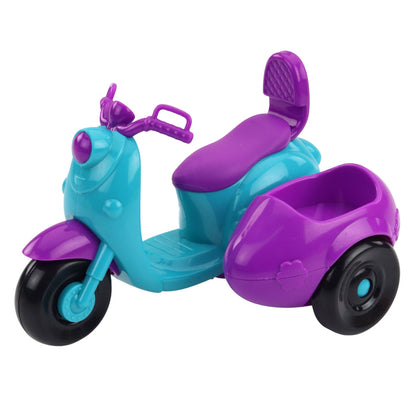 Mini Boneca Ankiki em Trotinete com Cão