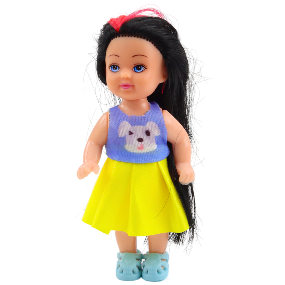 Mini Boneca com Casota e Transportadora de Cão
