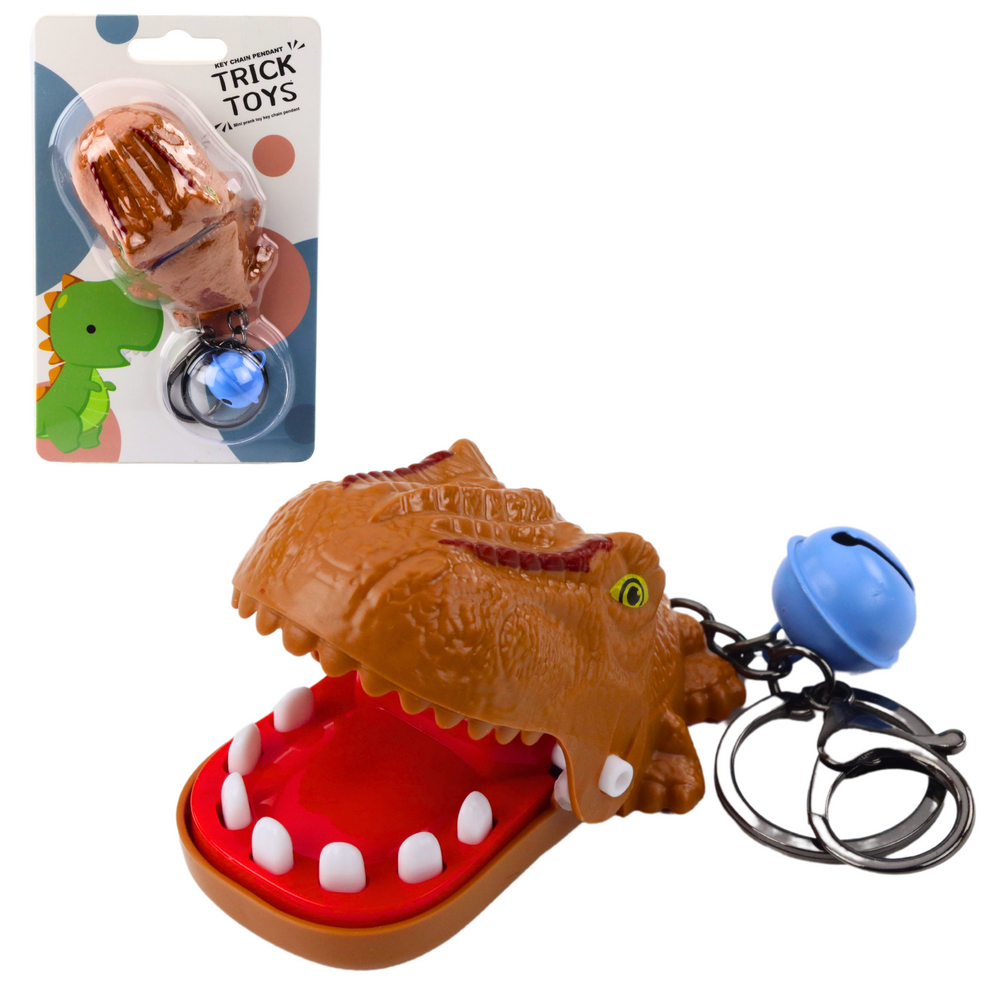 Jogo Dentista Dinossauro Porta-Chaves 2 em 1 (1 unidade, sortido)