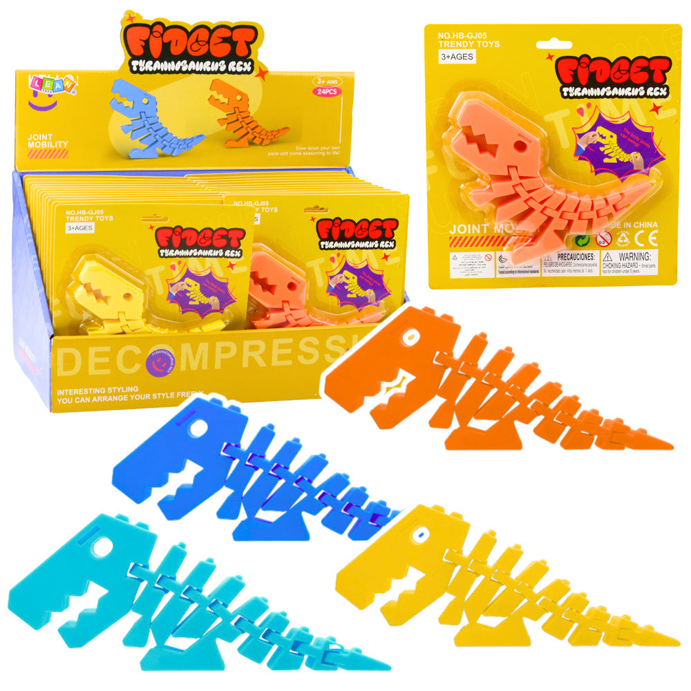 Puzzle Fidget 3D Dinossauro Articulado (1 unidade, sortido)