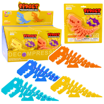 Puzzle Fidget 3D Dinossauro Articulado (1 unidade, sortido)