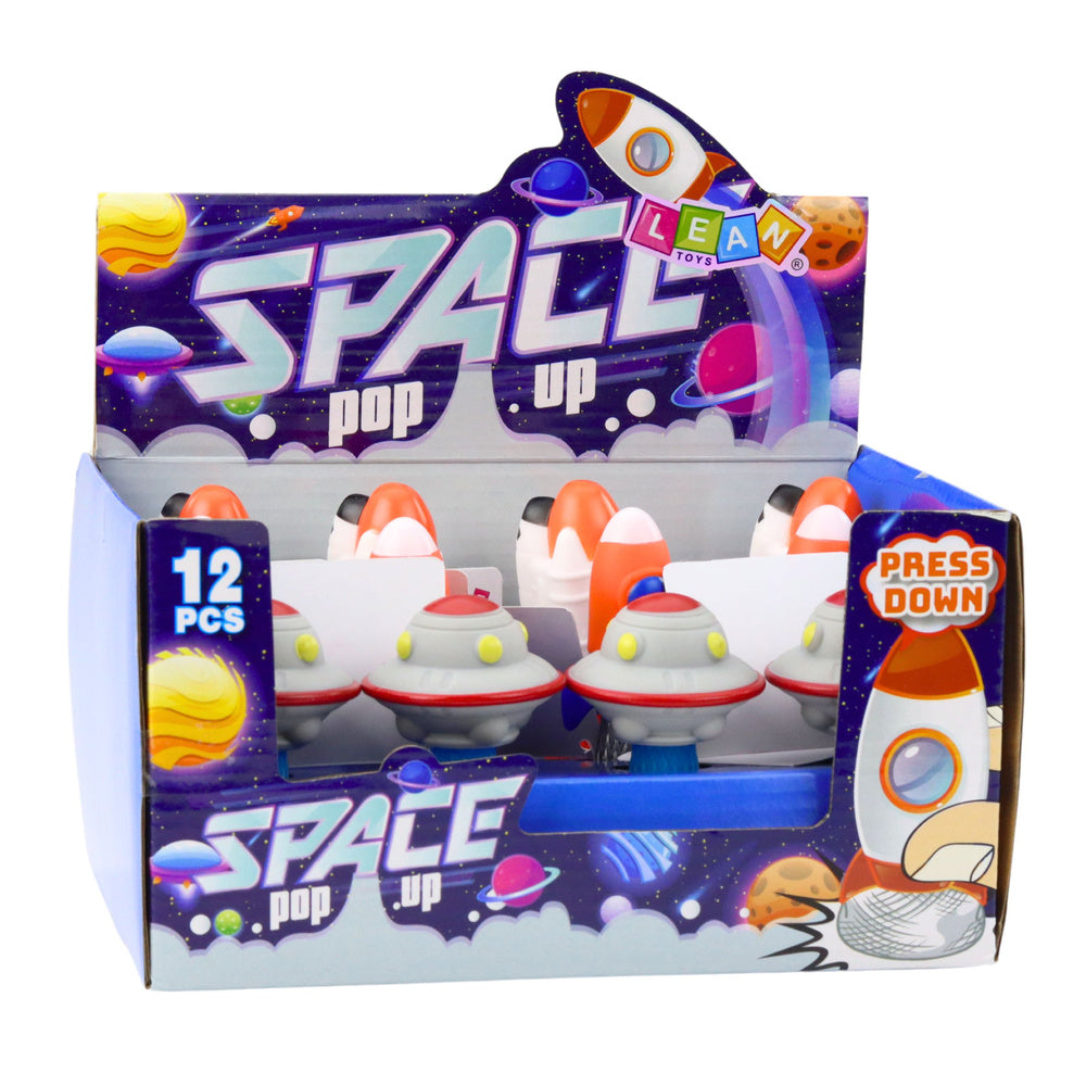 Nave Saltitante com Mola e Luzes 11cm (1 unidade, sortido)