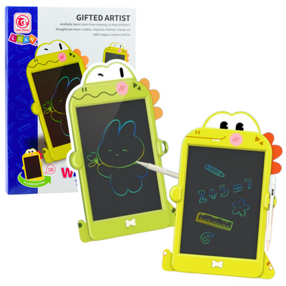 Quadro LCD Dinossauro com Caneta Verde