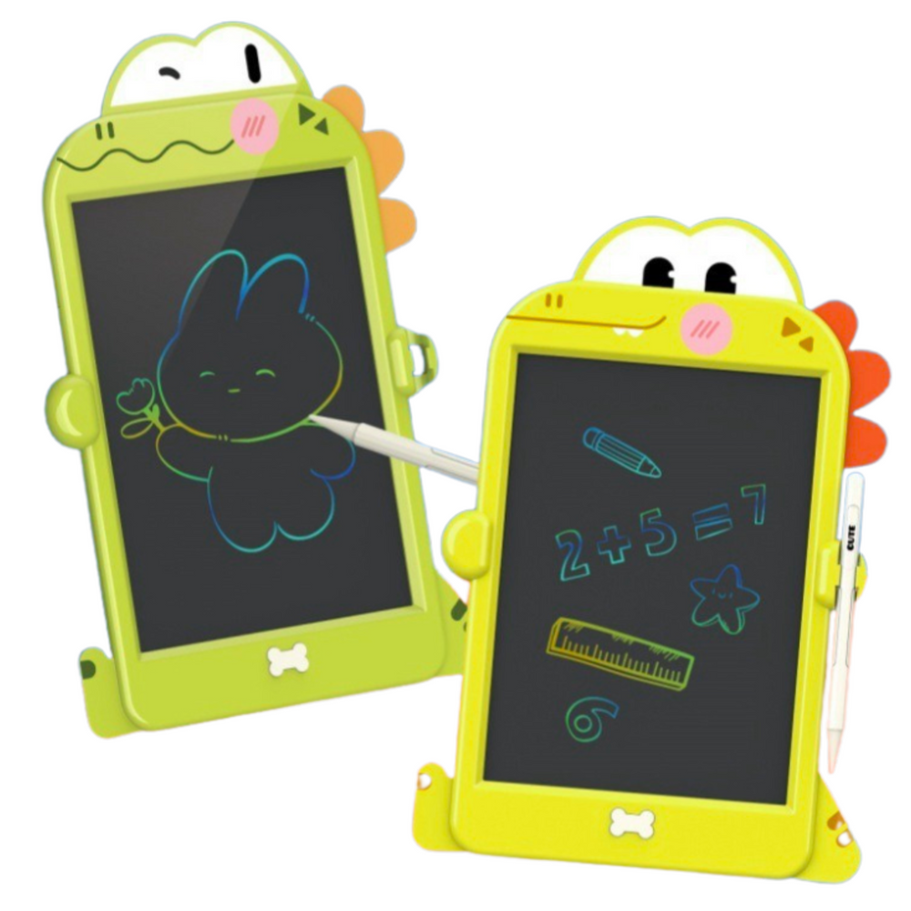 Quadro LCD Dinossauro com Caneta Verde