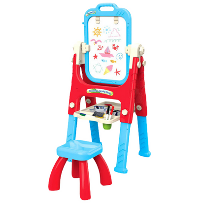 Quadro Educativo 5 em 1 com Cadeira Azul