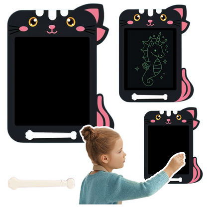 Quadro LCD Gato Preto